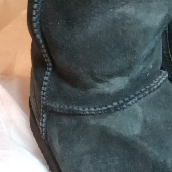 Cozie steps black winter sheepskin boots size 7 - Picture 5 of 12